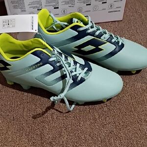 Umbro Lotto Maestro 300 V Soccer Cleats in Blue Yellow Accents Mens Size 11 Nwt